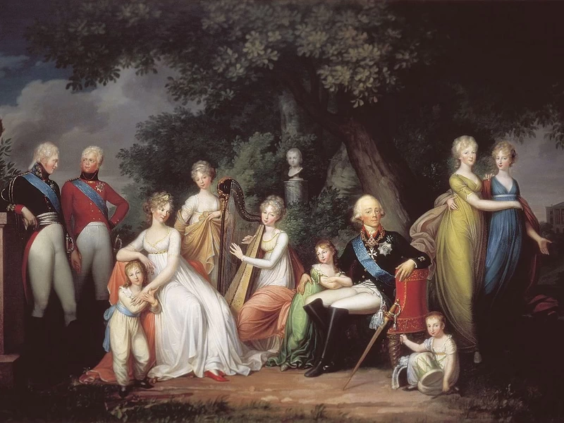 1772-Franz Gerhard von Kügelgen - Famiglia di Paolo I di Russia